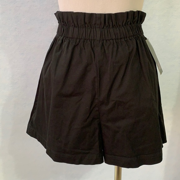 wild fable Pants - Black High Rise Paper Bag Shorts - Wild Fable